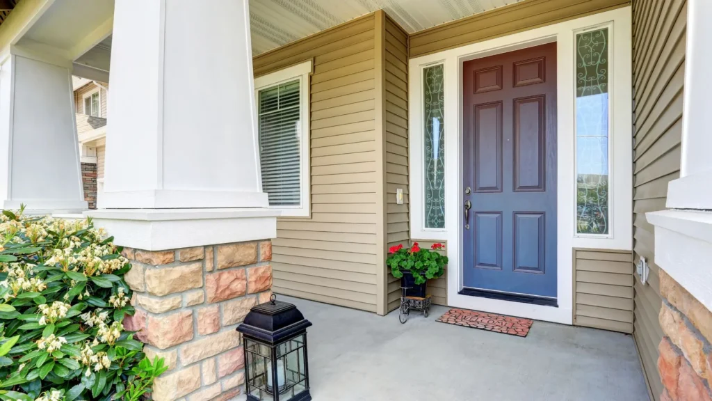 entry door installation project near Farmington CT